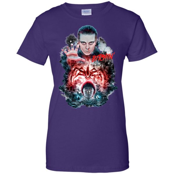 Eleven and Will womens t shirt - lady t shirt - purple
