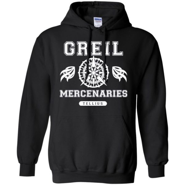 greil mercenaries hoodie - black