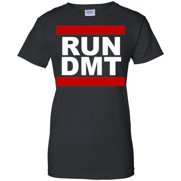 run dmt womens t shirt - lady t shirt - black