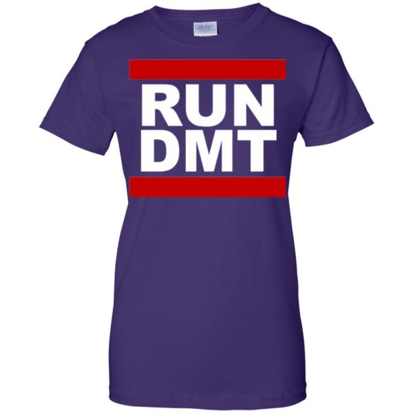 run dmt womens t shirt - lady t shirt - purple