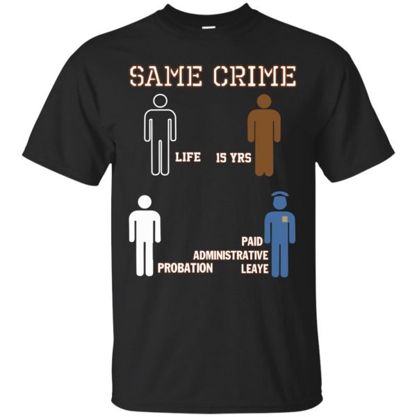 same crime shirts - black