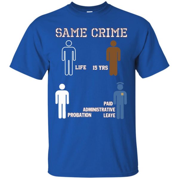 same crimes t shirt - royal blue