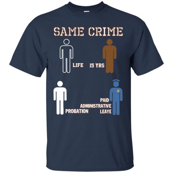 same crimes t shirt - navy blue