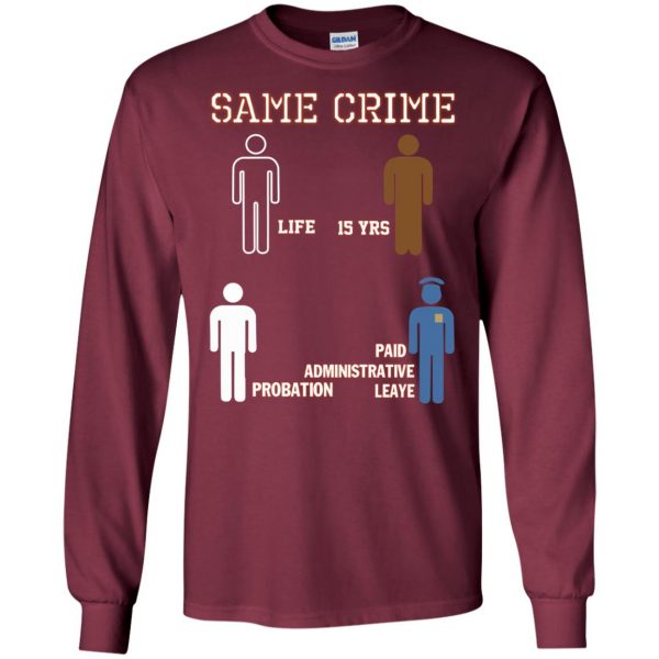 same crimes long sleeve - maroon