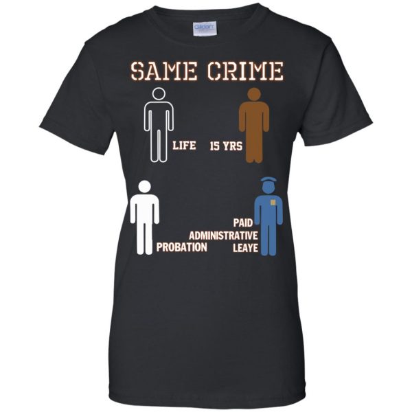 same crimes womens t shirt - lady t shirt - black