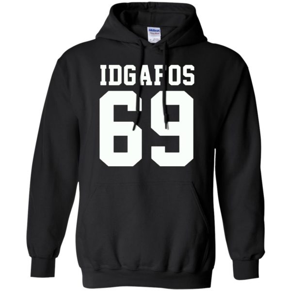 idgafos hoodie - black