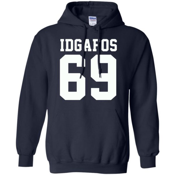 idgafos hoodie - navy blue