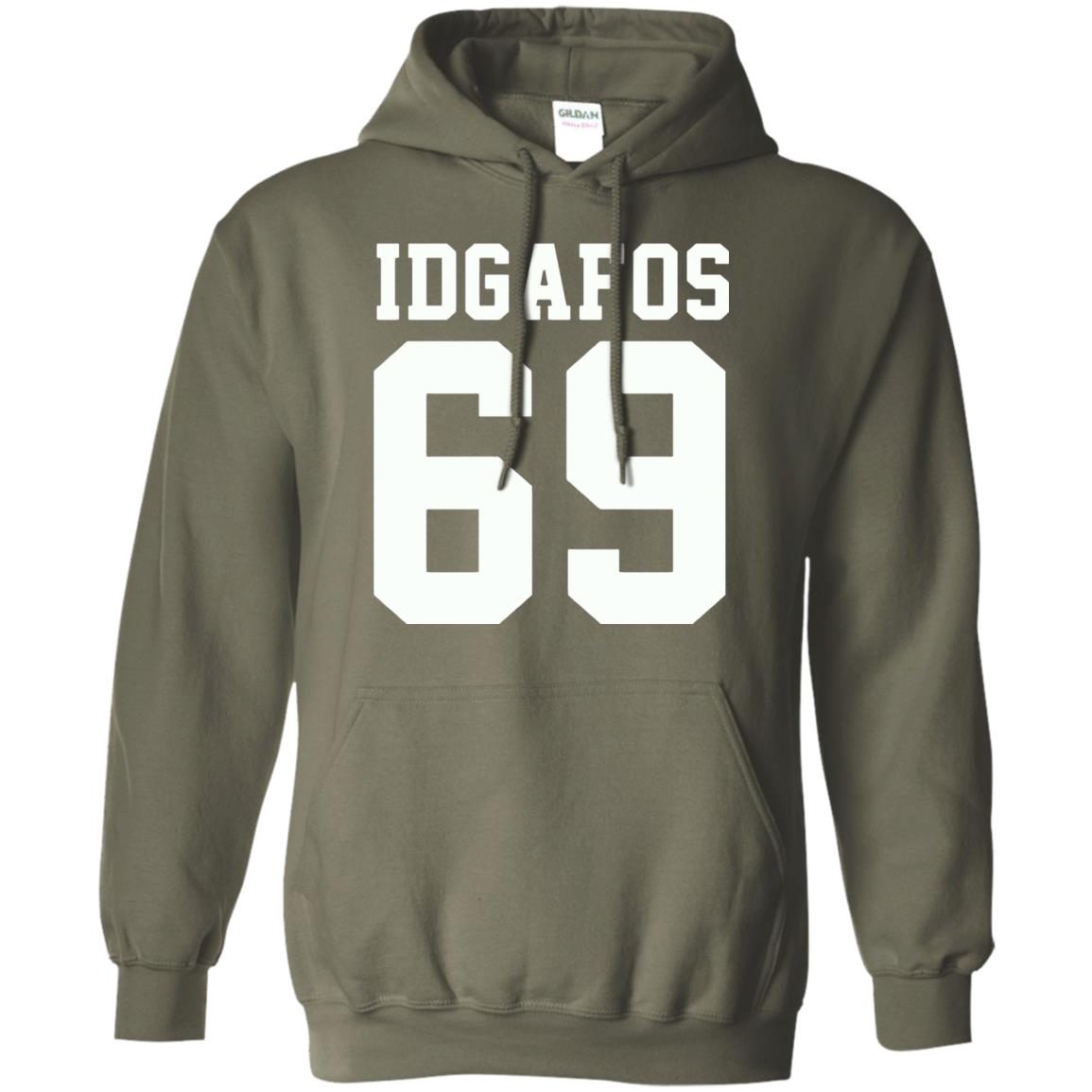 idgafos hoodie - military green