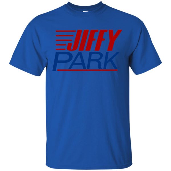 jiffy park t shirt - royal blue