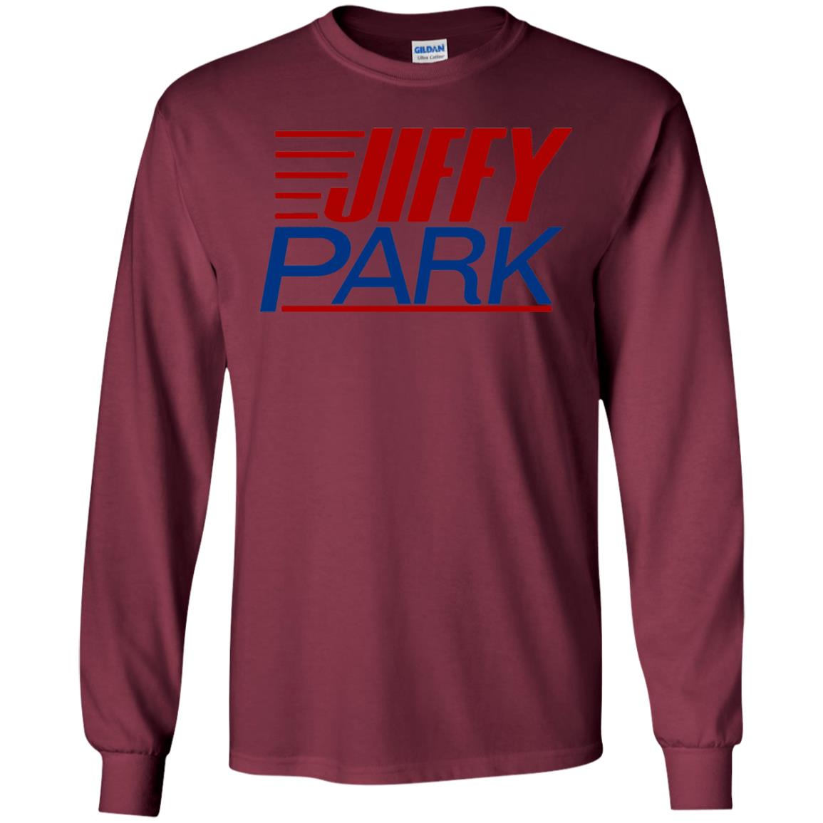 jiffy park long sleeve - maroon