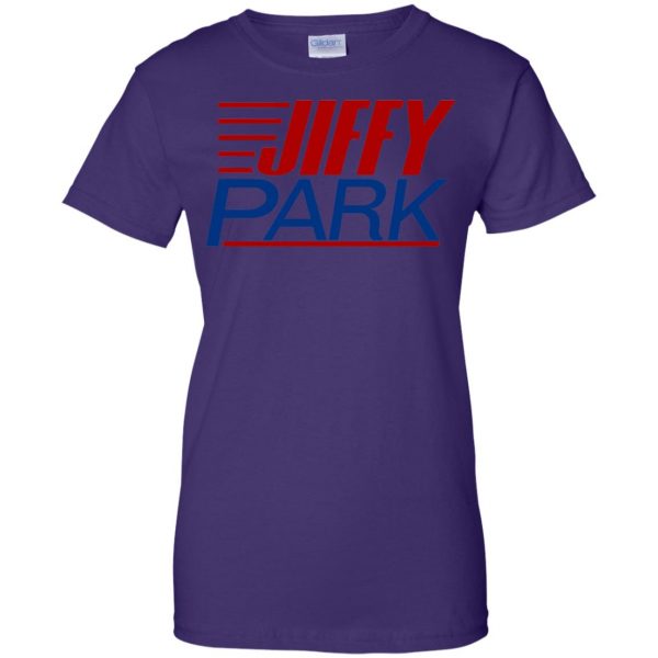 jiffy park womens t shirt - lady t shirt - purple
