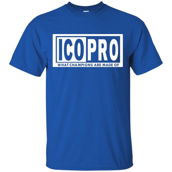 icopro t shirt - royal blue