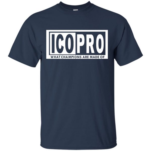 icopro t shirt - navy blue