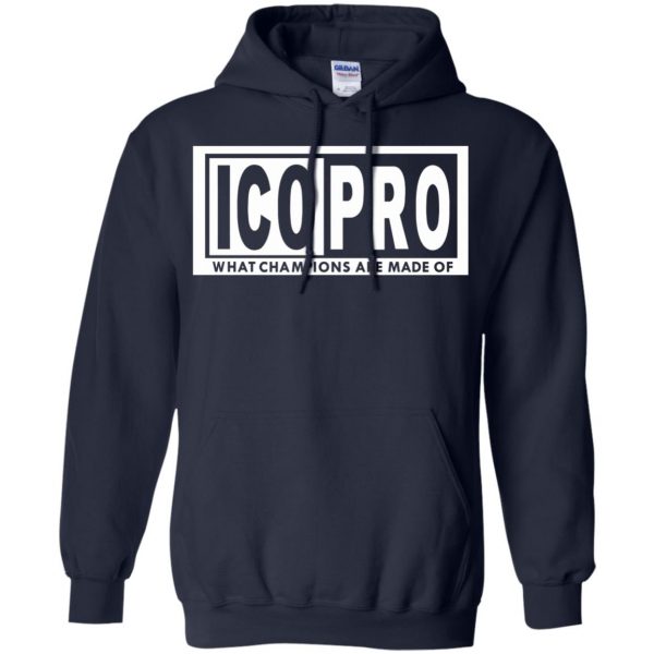 icopro hoodie - navy blue