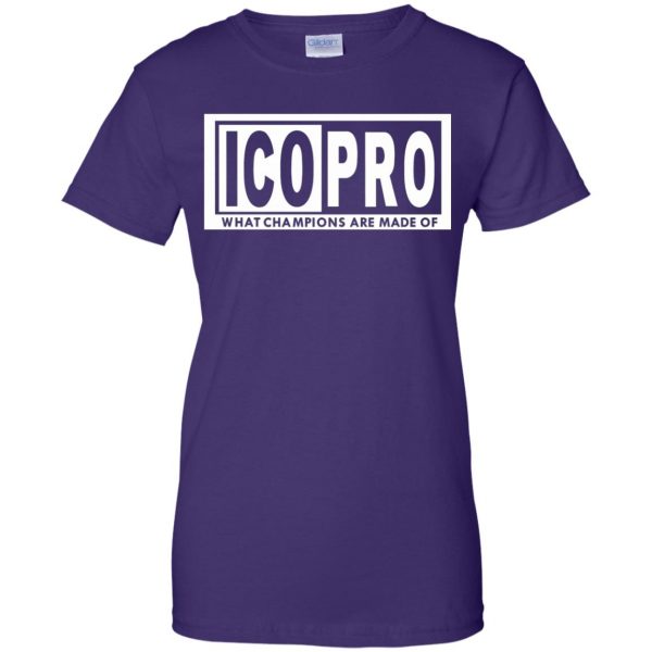 icopro womens t shirt - lady t shirt - purple