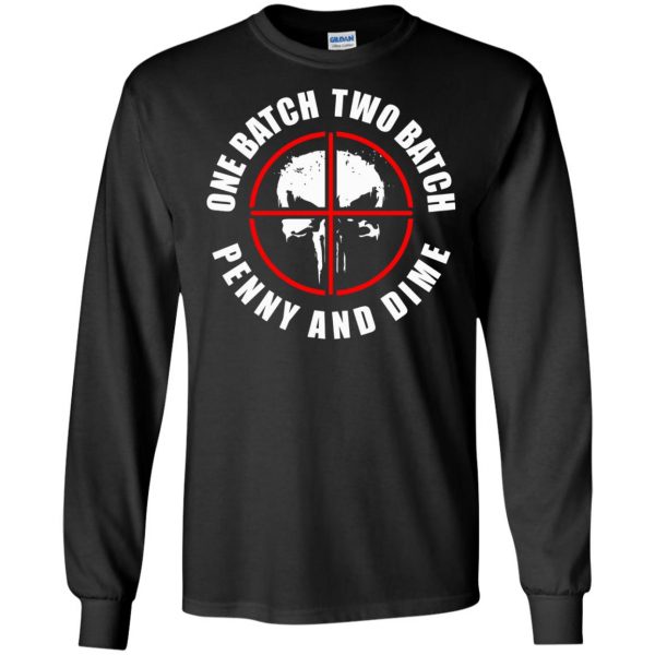 one batch two batch penny and dime long sleeve - black