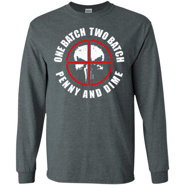 one batch two batch penny and dime long sleeve - dark heather