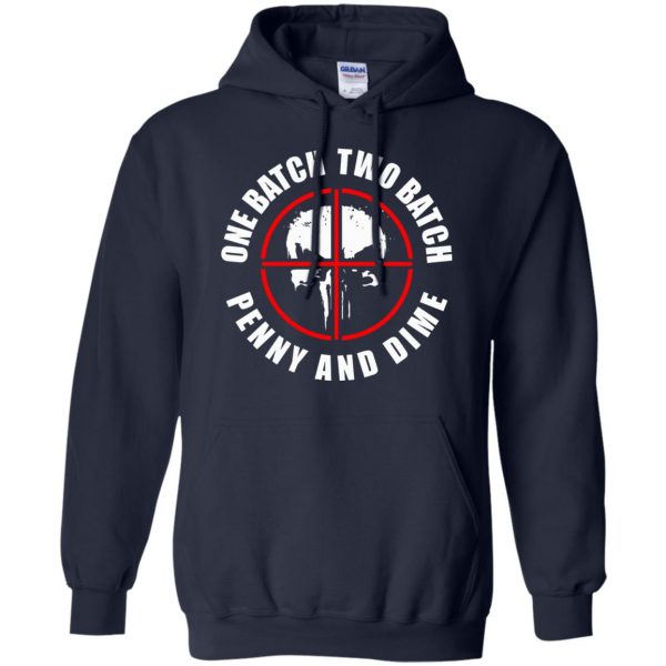 one batch two batch penny and dime hoodie - navy blue