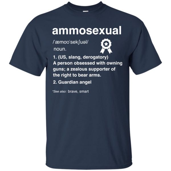 ammosexual t shirt - navy blue