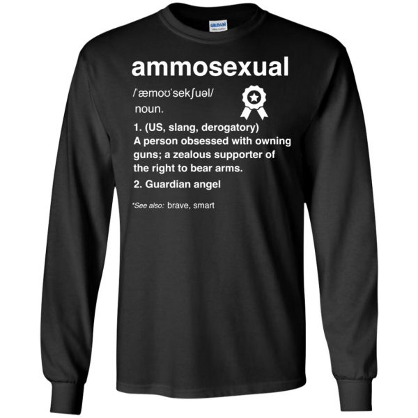 ammosexual long sleeve - black