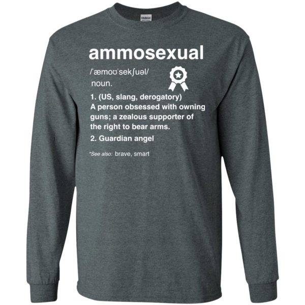 ammosexual long sleeve - dark heather