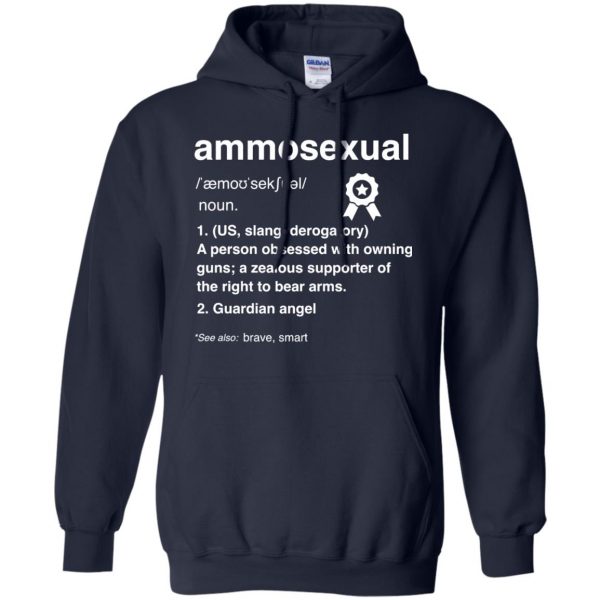 ammosexual hoodie - navy blue