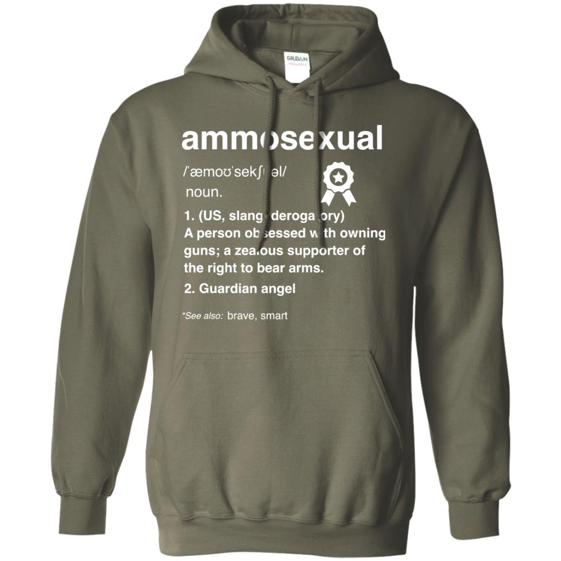 ammosexual hoodie - military green
