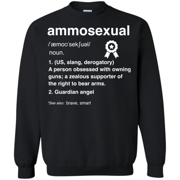 ammosexual sweatshirt - black