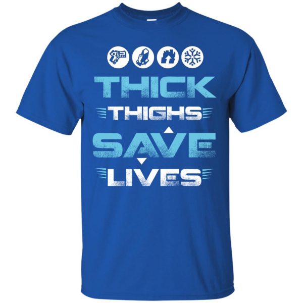 thick thighs save lives t shirt - royal blue