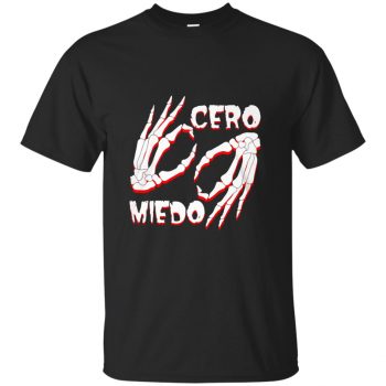 cero miedo shirt - black