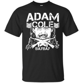 adam cole bay bay shirt - black