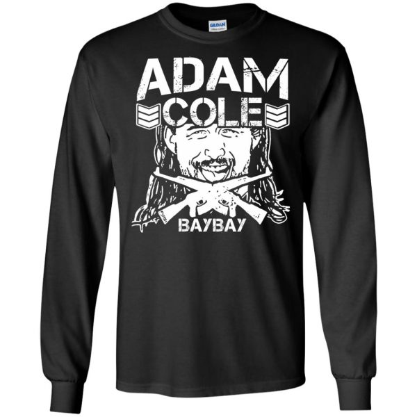 adam cole bay bay long sleeve - black
