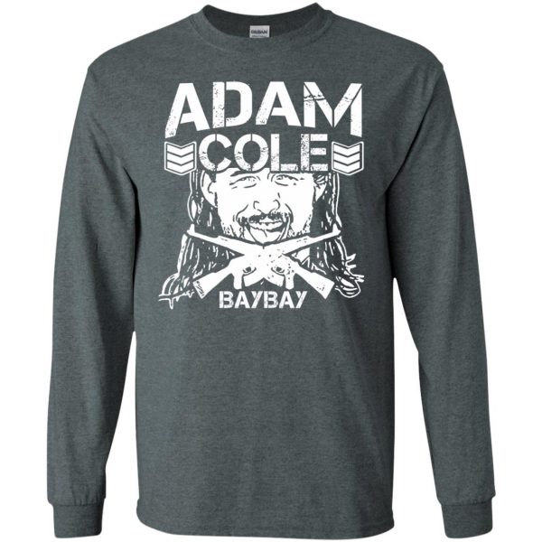 adam cole bay bay long sleeve - dark heather