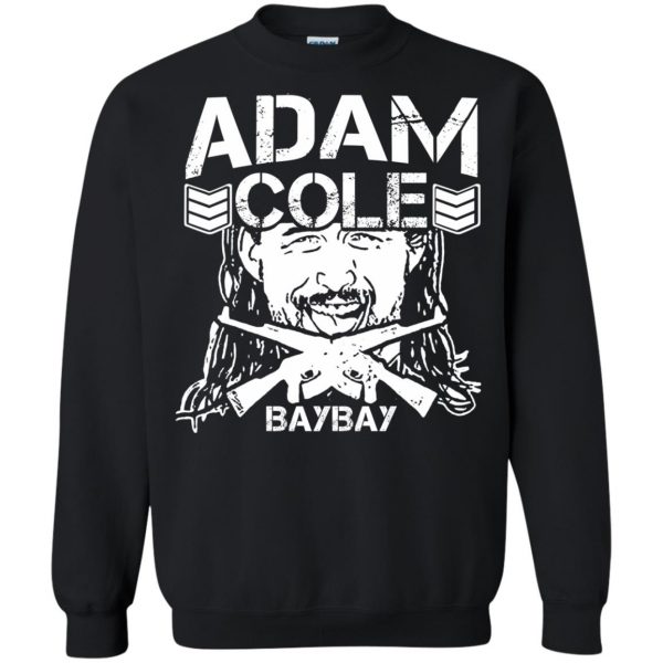adam cole bay bay sweatshirt - black