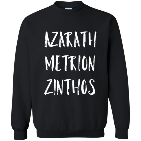 azarath metrion zinthos sweatshirt - black
