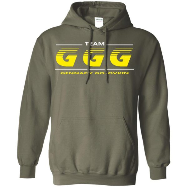 triple g hoodie - military green