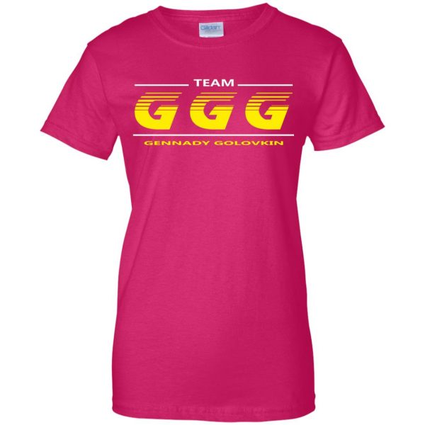 triple g womens t shirt - lady t shirt - pink heliconia