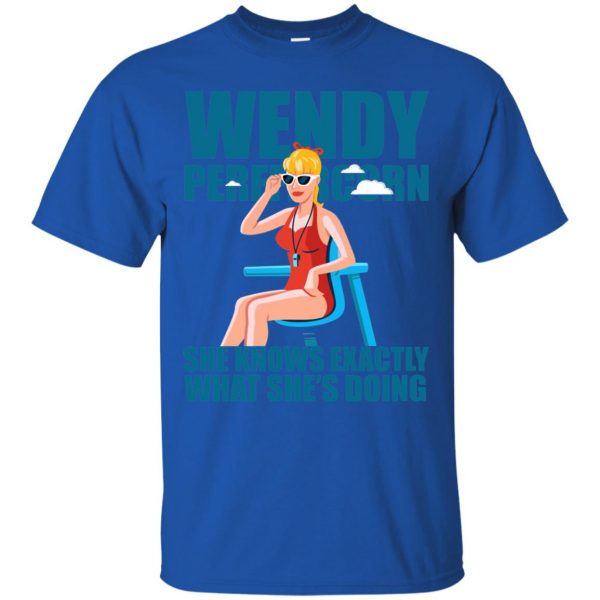 wendy peffercorn t shirt - royal blue