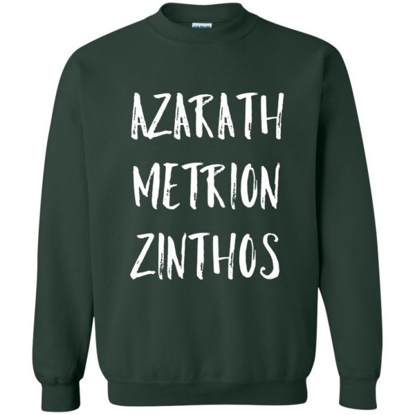 azarath metrion zinthos sweatshirt - forest green