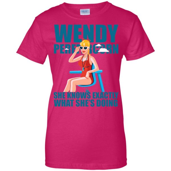 wendy peffercorn womens t shirt - lady t shirt - pink heliconia