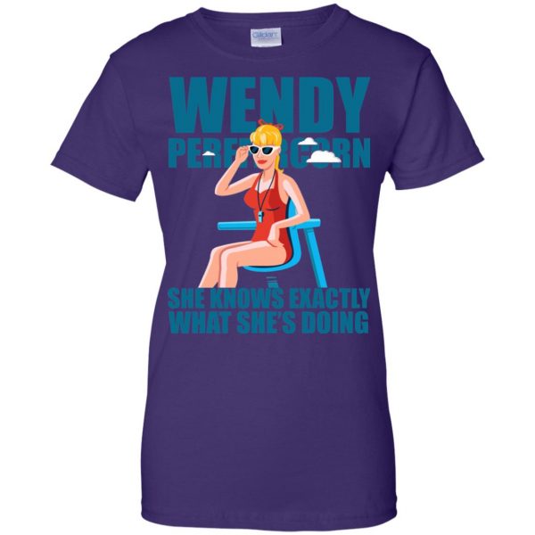 wendy peffercorn womens t shirt - lady t shirt - purple