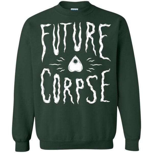 future corpse sweatshirt - forest green