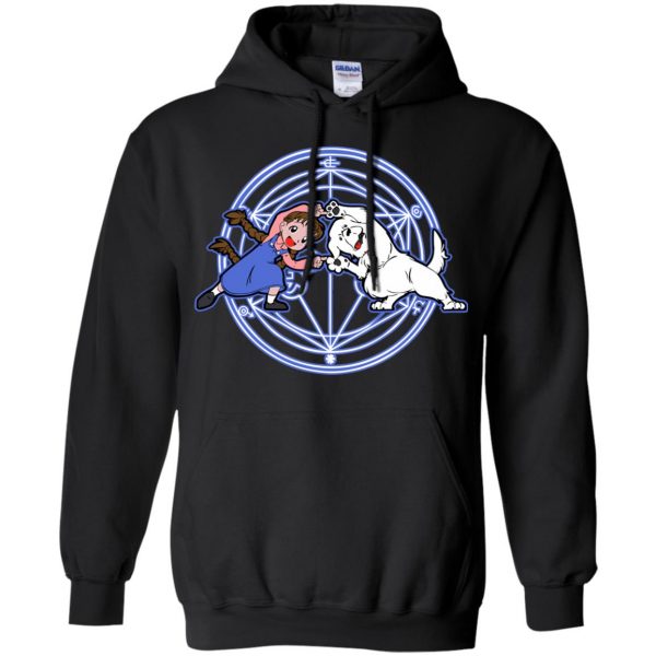 fullmetal alchemist fusion hoodie - black