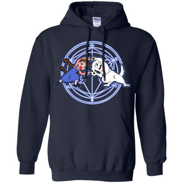 fullmetal alchemist fusion hoodie - navy blue