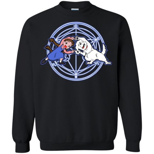 fullmetal alchemist fusion sweatshirt - black