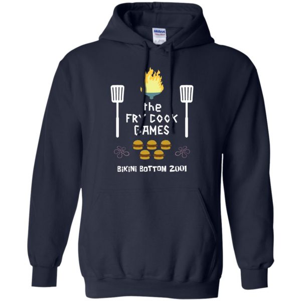 fry cook games hoodie - navy blue