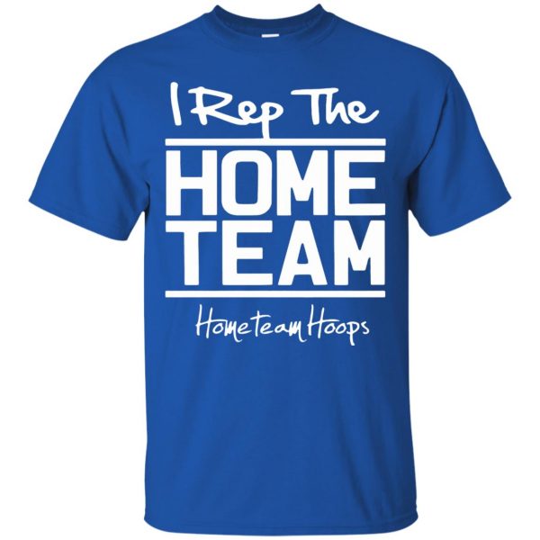home team hoops t shirt - royal blue