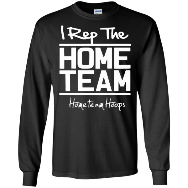 home team hoops long sleeve - black