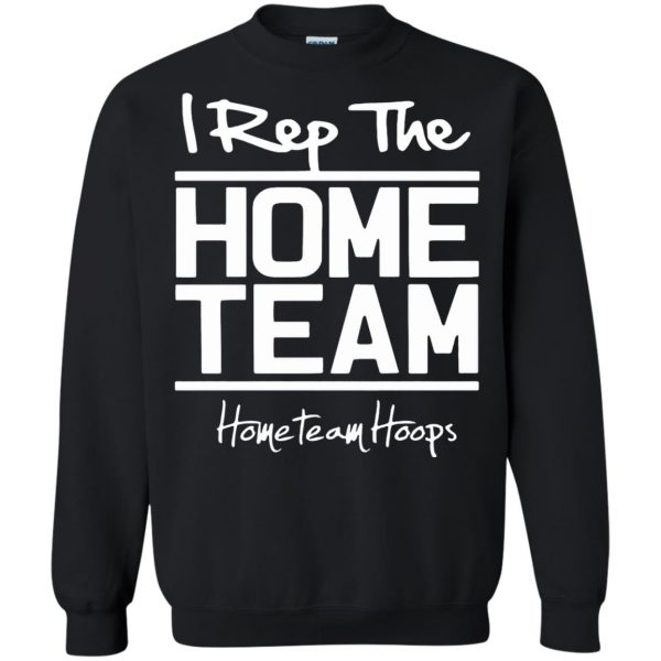 home team hoops sweatshirt - black
