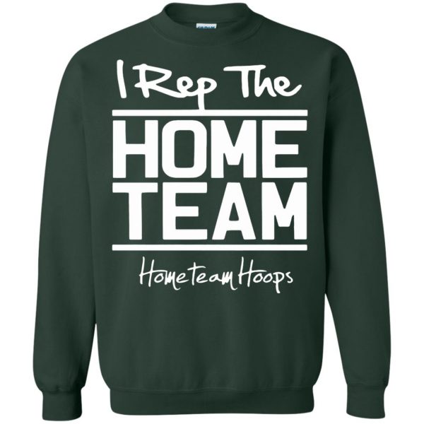 home team hoops sweatshirt - forest green